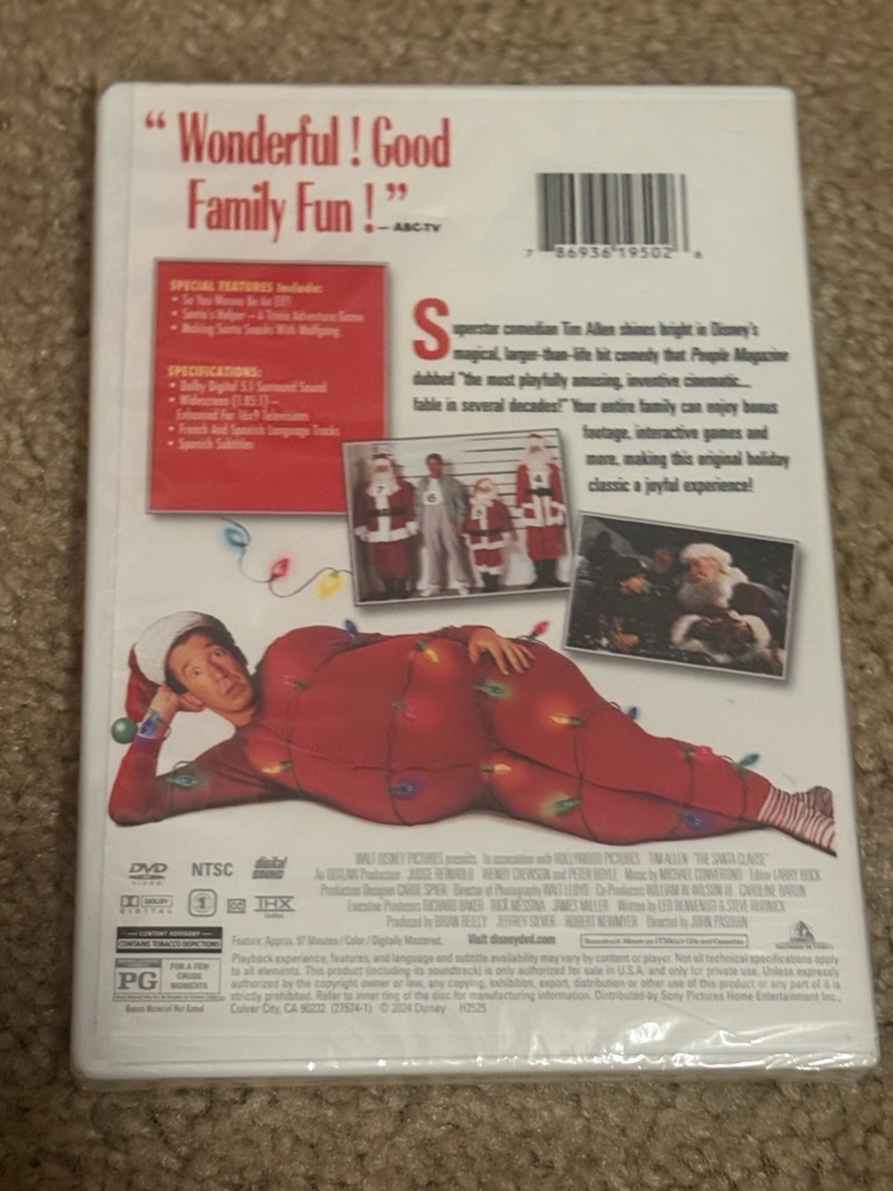 The Santa Clause DVD New in plastic. - Picture 2 of 2